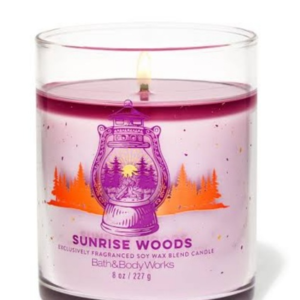 Bath & Body Works Sunrise Woods Single Wick Scented Candle