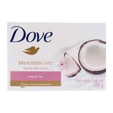 Dove Delicious Care Coconut Milk Beauty Bar Soap (135g)