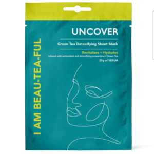 Uncover green Tea Detoxifying Sheet Mask