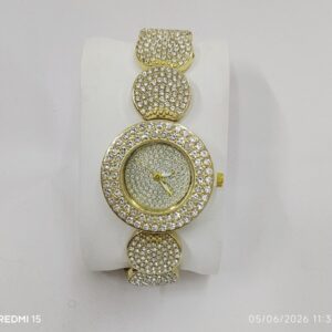 Gold-coated Ice Watch